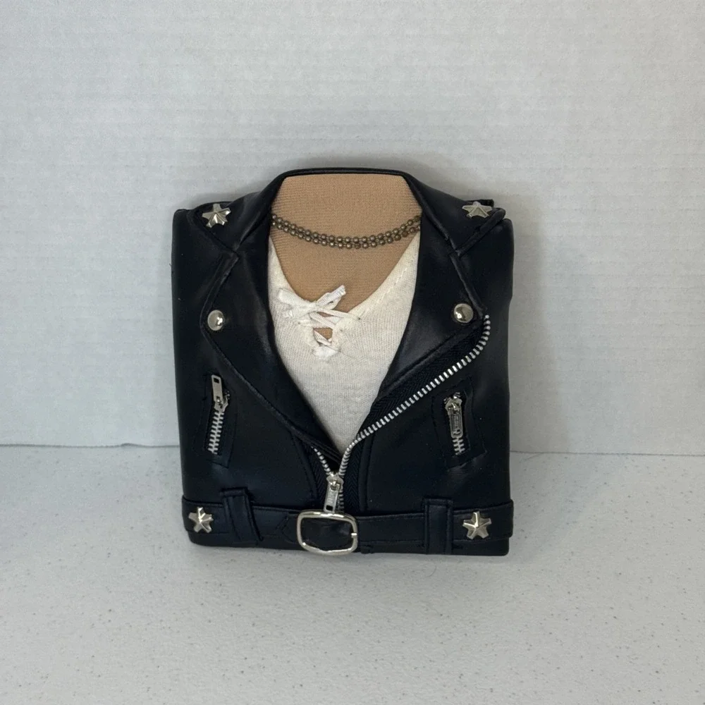 Vintage Outfit Motorcycle Jacket Cover Address Book Grunge Y2K